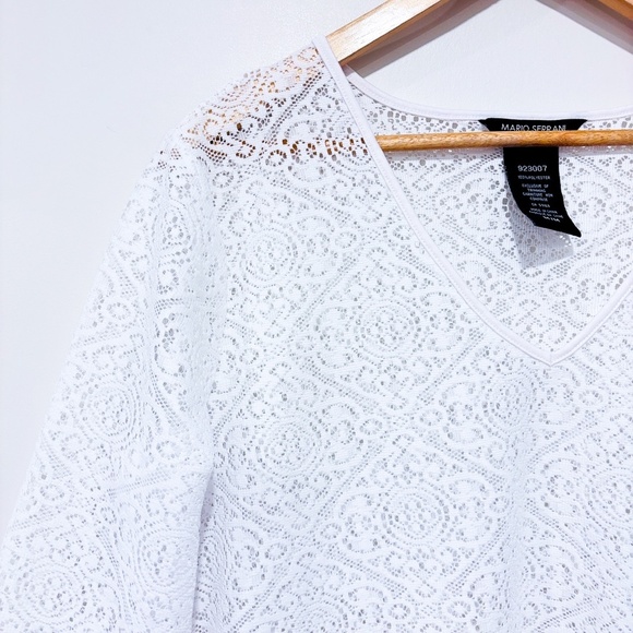 MARIO SERRANI White swimsuit cover-up dress - Picture 3 of 8